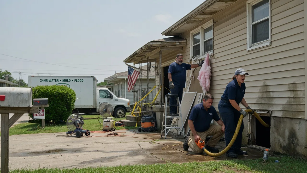 Water Damage Repair in Sussex, VA near me
